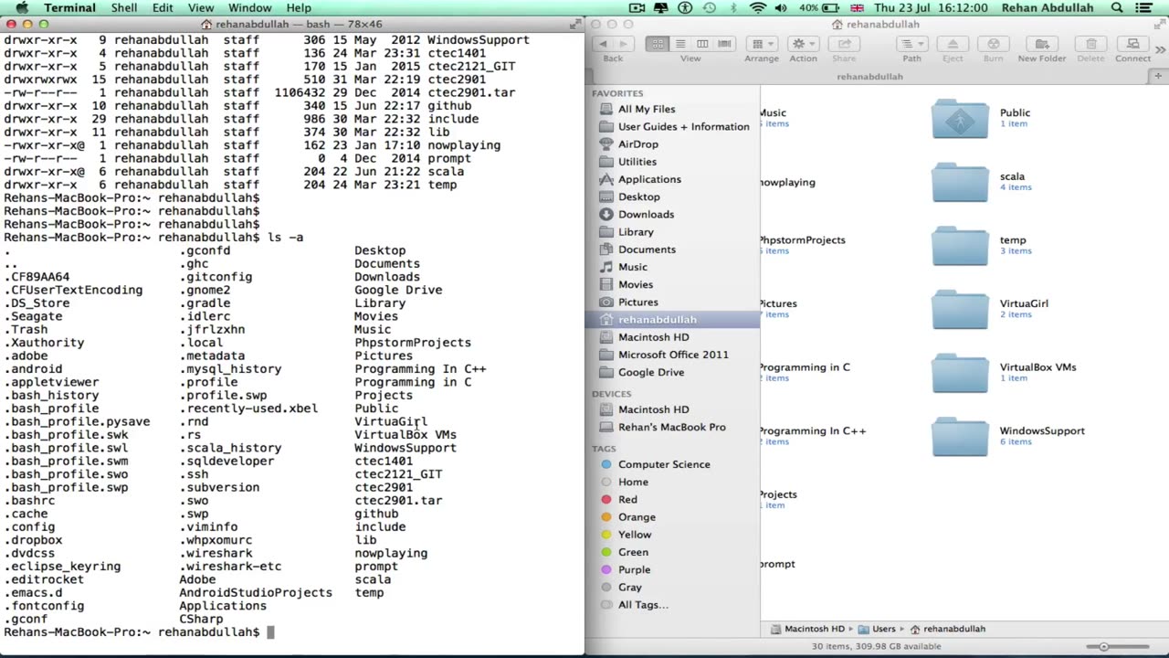 How to VIEW & ACCESS Hidden Home Directory Files Using Terminal Command Prompt | New