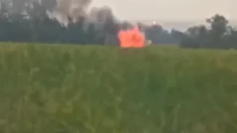 Donetsk direction. Fighters of the 26th OSB burn enemy equipment.