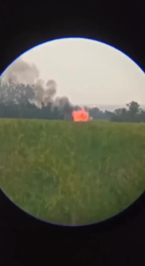 Donetsk direction. Fighters of the 26th OSB burn enemy equipment.