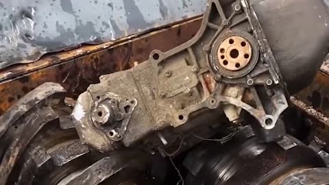 Crusher vs. gas tank with gas, big steel ball