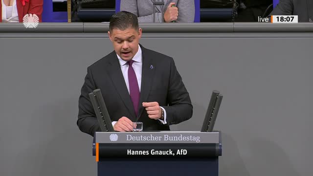 Hannes Gnauck Rede vom 01.12.2022 - EU-Umwandlungsrichtlinie Arbeitnehmermitbestimmung