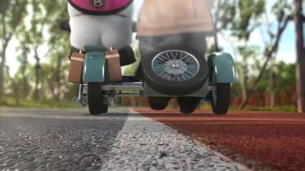 Bamboo panda πΌπΌ| bike π² friend π€£