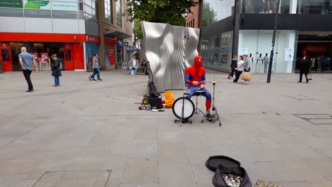 Spiderman Drum Solo