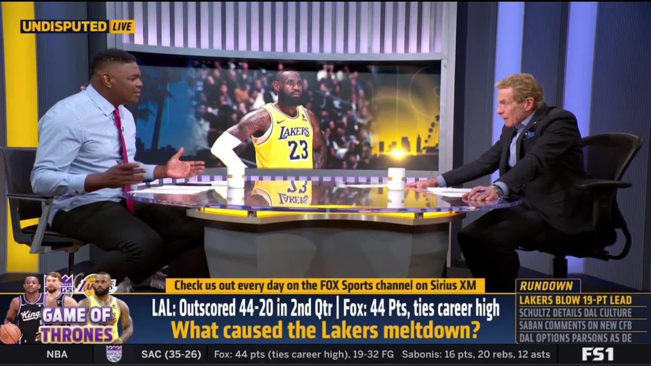 UNDISPUTED Kings own Lakers! - Skip brutally honest on LeBron injury & Lakers playoff chances