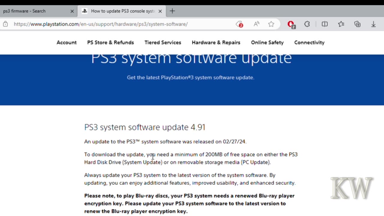 A PS3 Firmware Update in 2024?