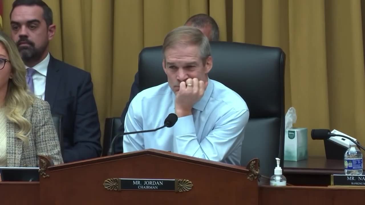 Pro-Palestinian protesters are screeching and screaming at Jim Jordan's hearing on free speech.