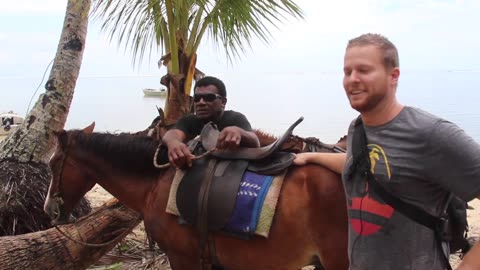 Horse Riding at the Beach House in Korolevu, Fiji