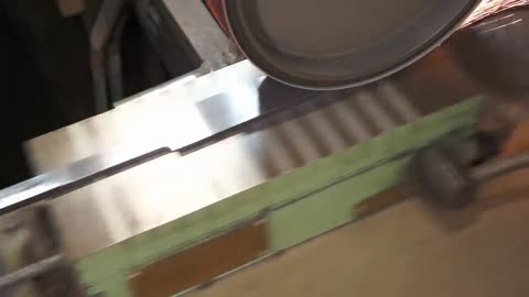 Damascus steel from two tape measures and 100 blades of stationery knives2