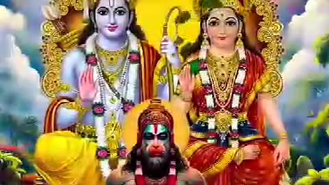 Lord Ram and lord Hanuman the supreme god of india