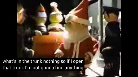 santa traffic stop