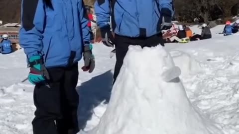 A story of Champa ka snowman #comady #trainding