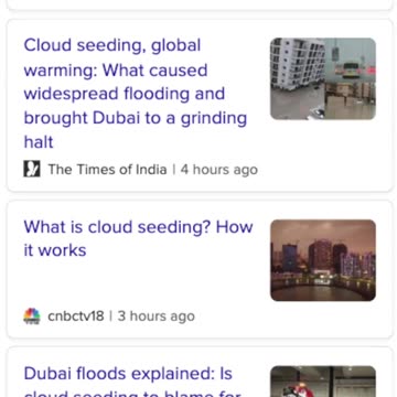 Wettermanipulation per Flugzeug hat eine Flut in Dubai mindestens verstärkt.