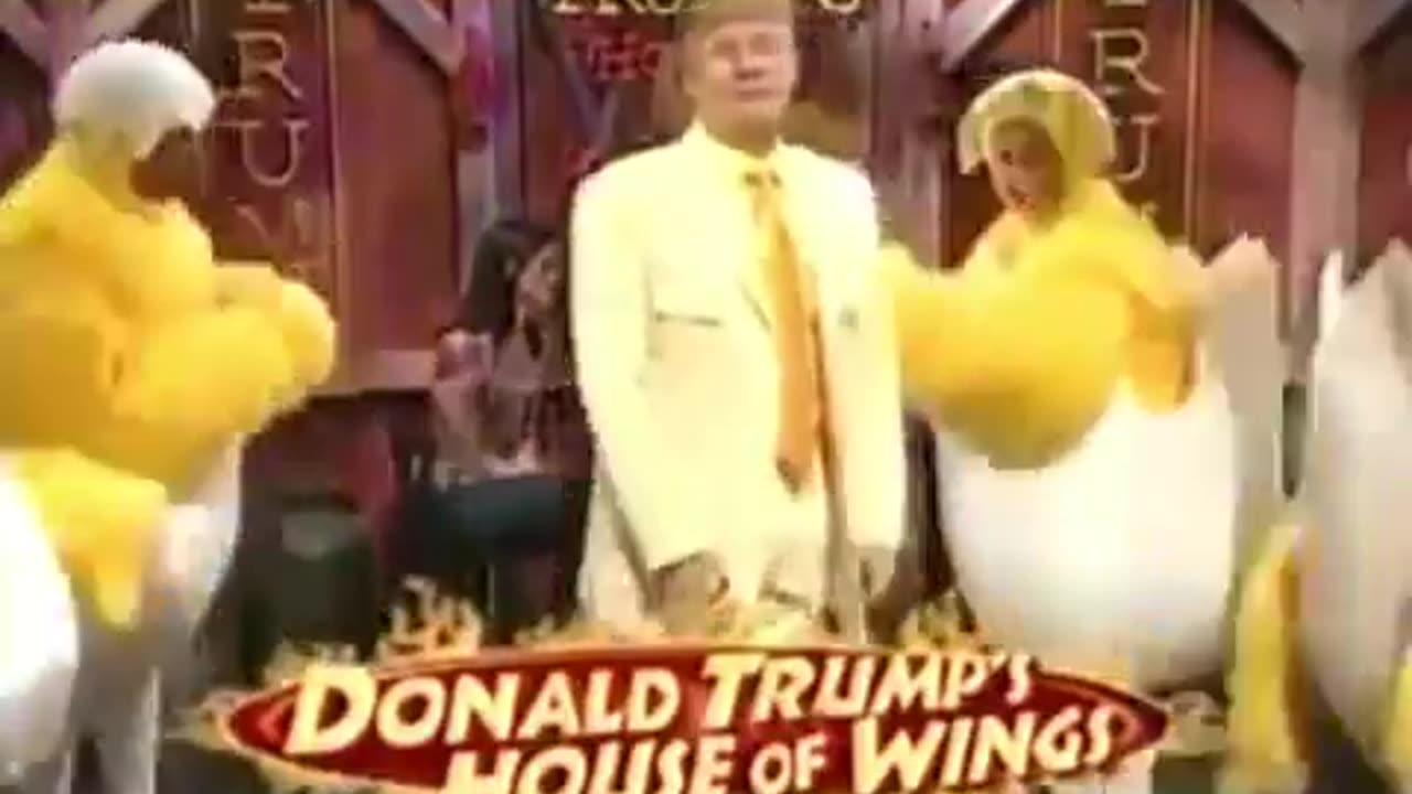 Lost footage of Donald Trump’s 2004 SNL Sketch titled “Donald Trump’s House of Wings.”