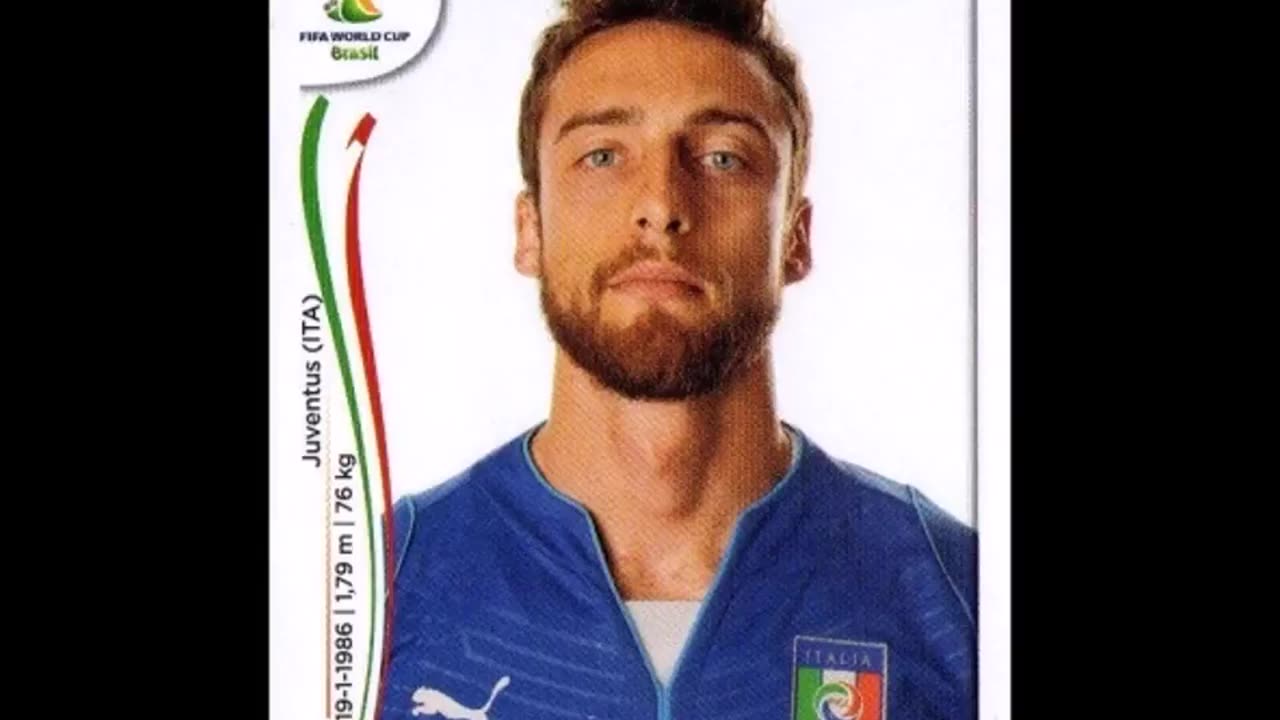 PANINI STICKERS ITALY TEAM WORLD CUP 2014