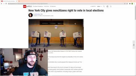 New York Allows Non-citizens To Vote