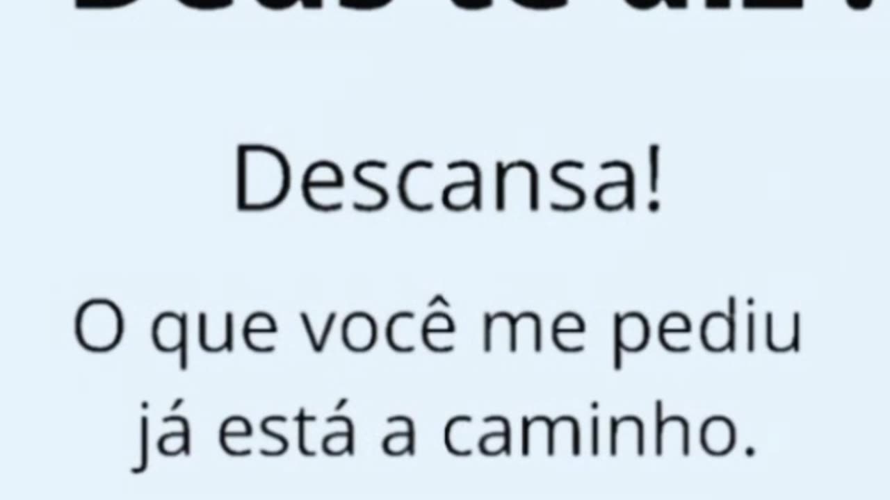 Fique em paz!