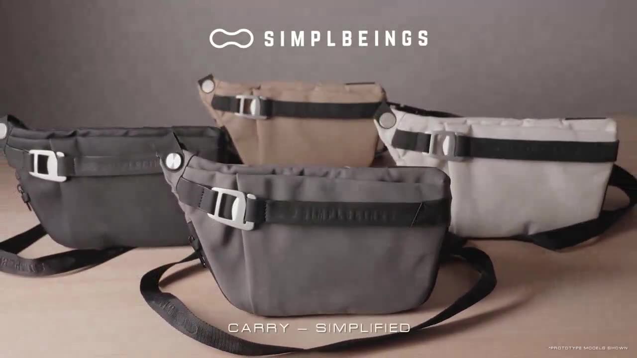 SIMPLS: The Subtle Sling Bag for Everywhere 💻 ✈️ 🚋