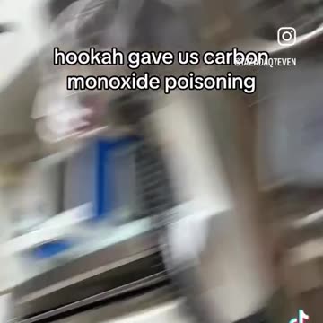 Hookah poisoning ☠️ 🚨☠️