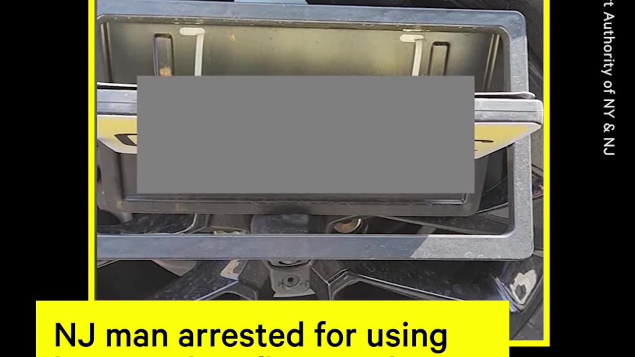 NJ Driver Arrested for Using License Plate Flipping Device