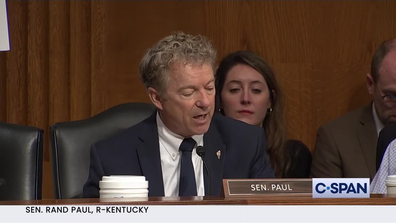 Senator Paul And Fauci Go At It