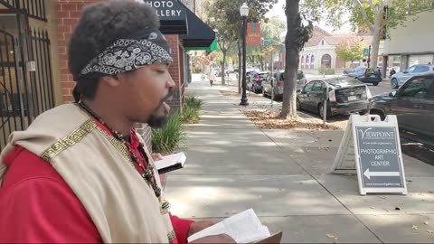 ISRAELITES IN SACRAMENTO: 11/12/22 STREET SPEAKING