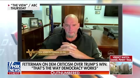 John Fetterman: Trump’s NY case is weaponized