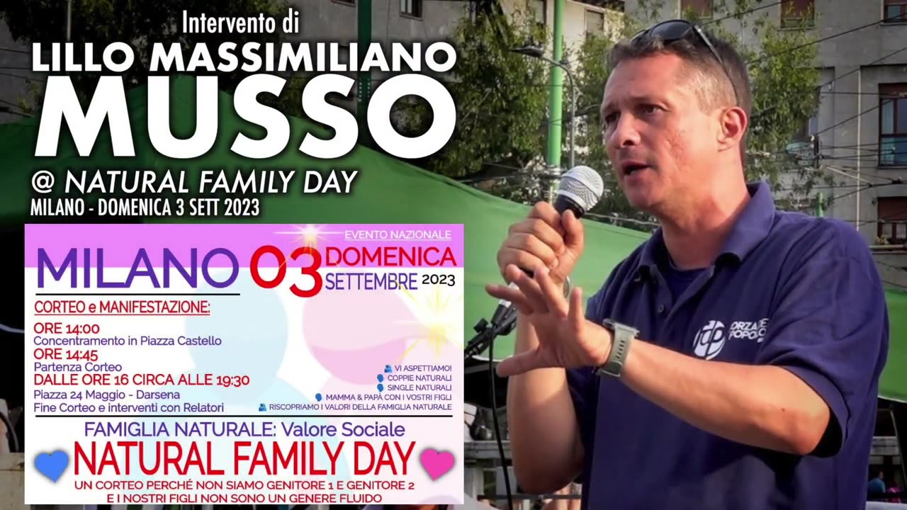 Intervento di LILLO MASSIMILIANO MUSSO @ Natural Family Day - 3 SETT 2023