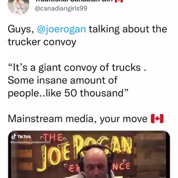 Joe Rogan, "you're country is in revolt