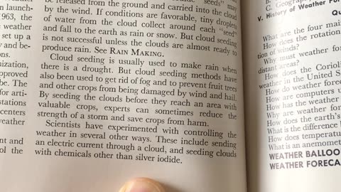 History of weather manipulation