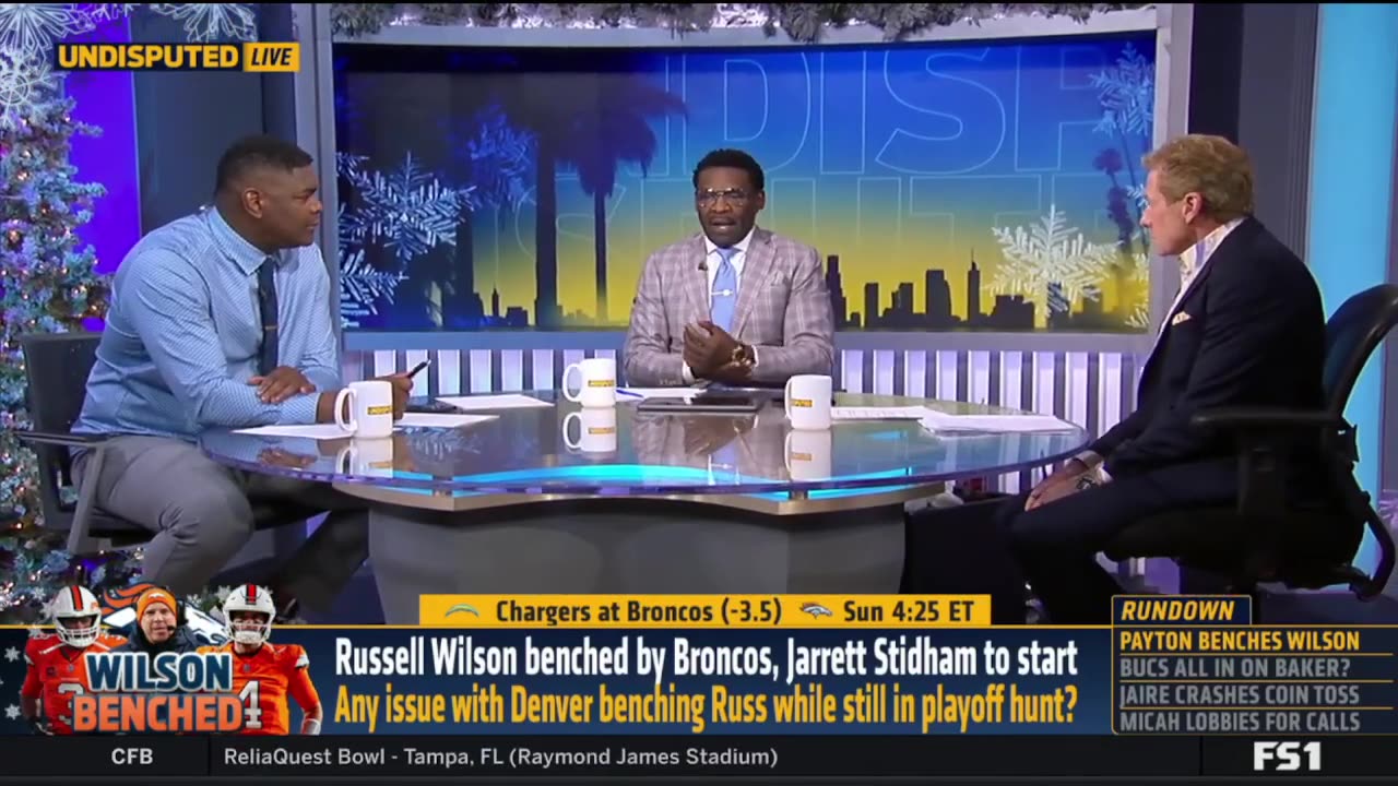 UNDISPUTED Skip Bayless reacts Russell Wilson benched by Broncos, Jarrett Stidham to start