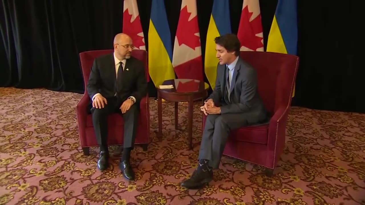 Canada: PM Justin Trudeau meets with Ukrainian PM Denys Shmyhal in Toronto – April 11, 2023