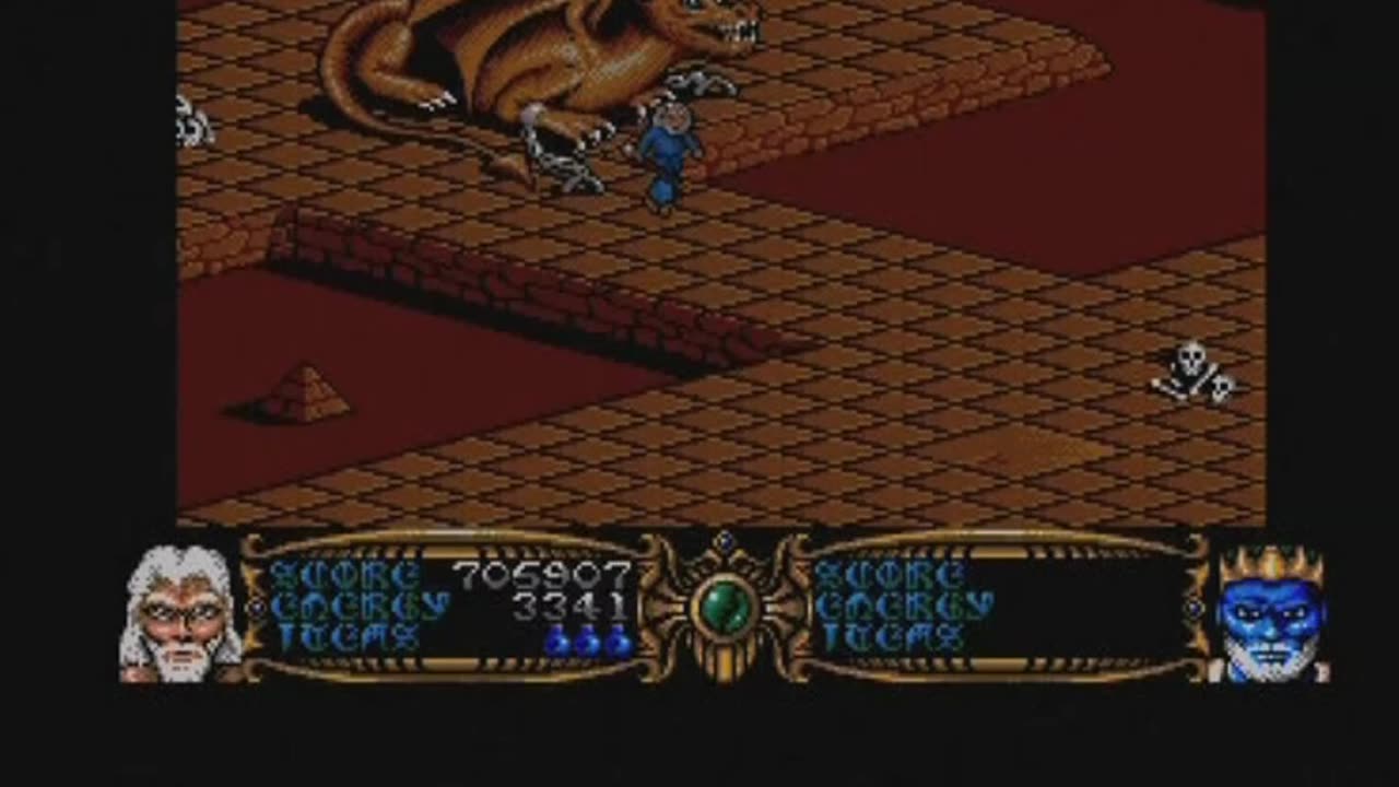 Gauntlet 3 Amiga Playthrough Merlin Level 4