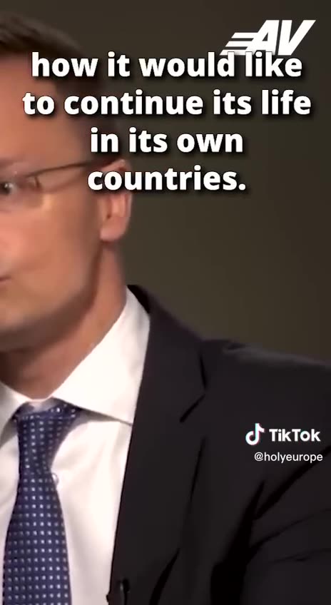 Hungary Ambassador stands up to reporter over Christianity.