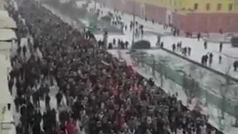 Norilsk, Siberia settentrionale celebrazione del Giorno della Vittoria