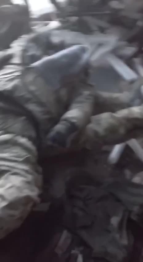 Piles of Russians in Bakhmut