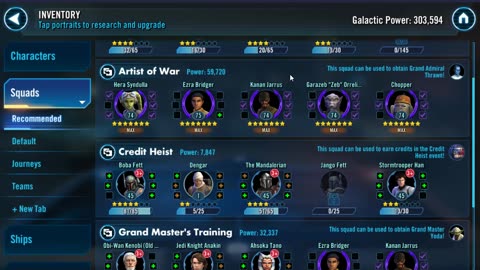 Star Wars Galaxy of Heroes F2P week 8