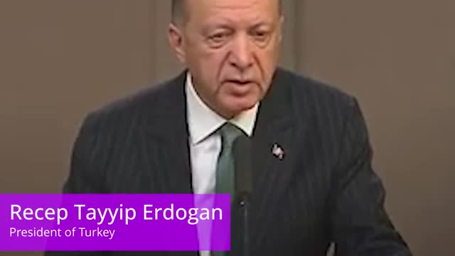 'Europe is reaping what it has sown.' Turkish President Recep Tayyip Erdogan