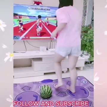 PLAYING VEDIO GAMES WHILE DOING EXERCISES