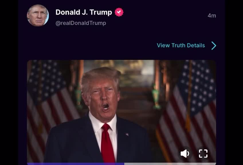 😎👊👊 20th January 2023 , posted by President Trump on Truth Social