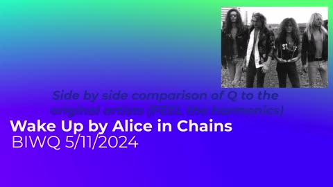 Side by Side Comparision of Q & Alice in Chains Harmonics