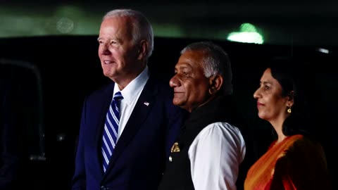 US President Biden lands in India for G20 summit