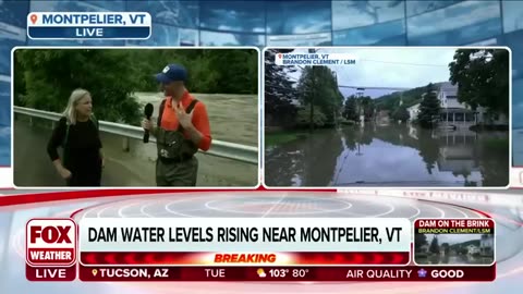 Winooski River In Montpelier, VT Continues To Rise: 'This Is The Worst I've Ever Seen It'