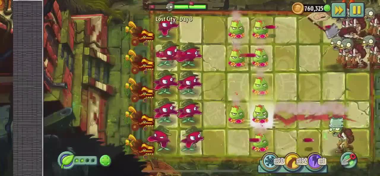 Plants vs Zombies 2 Lost City - Day 3