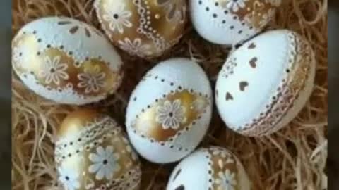 Latest different egg decoration ideas/art and craft ideas