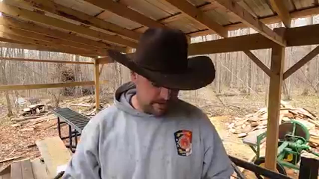 Did a little maintenance on the sawmill