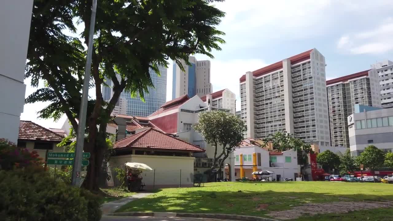 Walking in singapore