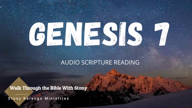 Genesis Chapter 7 - Day 7 of Walking Through The Entire Bible With Stony Kalango