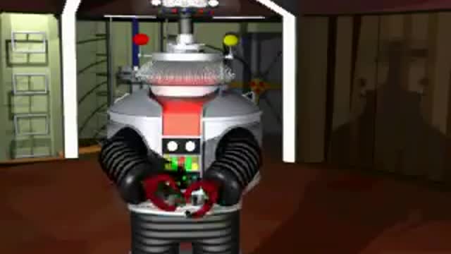 A funny Lost in Space robot animation