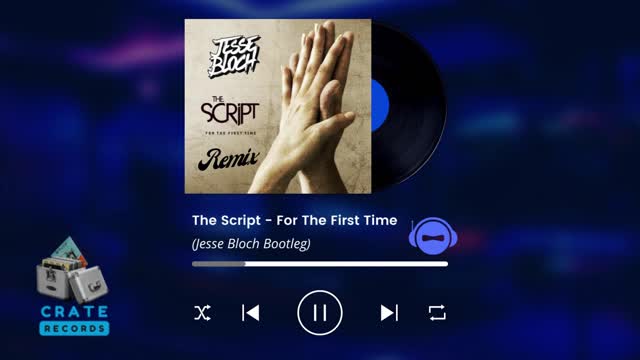 The Script - For The First Time (Jesse Bloch Bootleg) | Crate Records