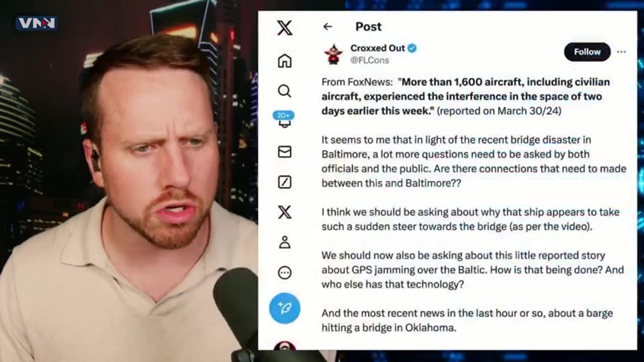 ANOTHER ONE? Large Ship CRASHES into MAJOR BRIDGE in Oklahoma | Beyond the Headlines